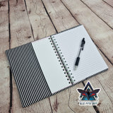 Realistic Skull Notebook with removable cover A5