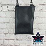 Gothic Girl Faux Leather Phone Crossbody Phone Bag