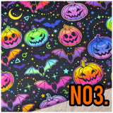 Neon Halloween women dolly pumps