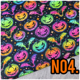 Neon Halloween women dolly pumps